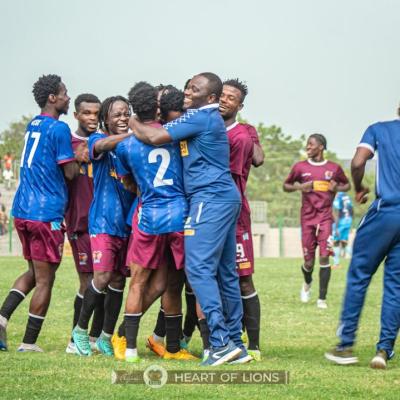 Ghana Premier League: Ebenezer Aban’s last-gasp penalty propels Hearts of Lions to victory over Medeama