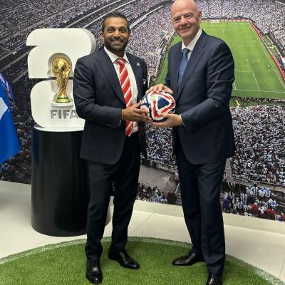 FIFA President Infantino meets US Attorney General and FBI Director