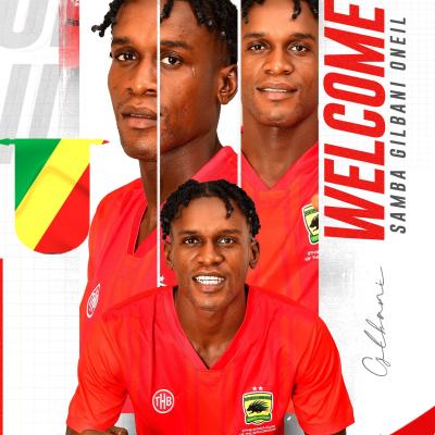 Asante Kotoko announce signing of Congolese defender Gilbani O'Neil Ndongani Samba