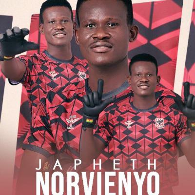 Samartex FC announce signing of Togolese goalkeeper Japhet Norvienyo