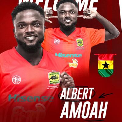 Official: Asante Kotoko announce signing of Accra Great Olympics forward Albert Amoah