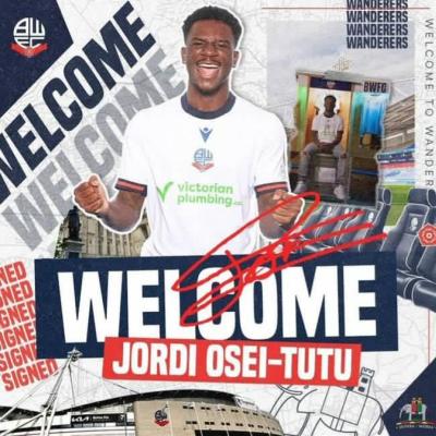 Official:Bolton Wanderers announce signing of Ghanaian youngster Jordi Osei-Tutu