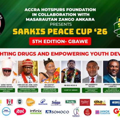 5th Edition of Sarkis Peace Cup Set to Kick Off in Gbawe-Mallam