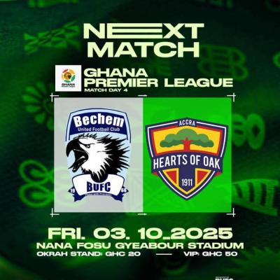 Ghana Premier League Matchday 4 Preview: Bechem United vs Hearts of Oak