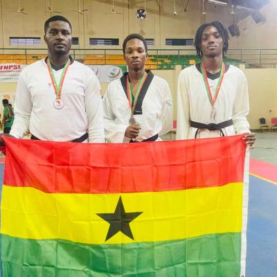 Ghana Bags Three Bronze Medals in Taekwondo on Day 2 of ANOCA Zone 3 Games